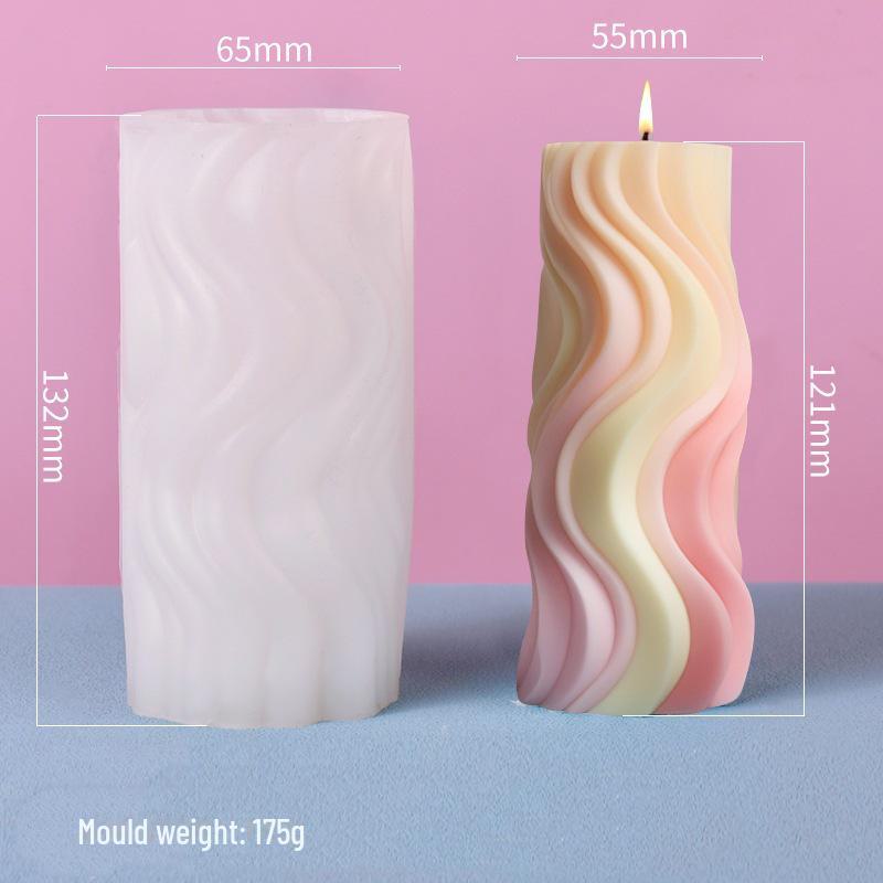 Форма для ароматерапевтичних свічок Creative Wave Geometry - DIY циліндричний гіпсовий гіпсовий сувенір для домашнього декору
Форма для ароматерапевтичних свічок Creative Wave Geometry - DIY циліндричний гіпсовий гіпсовий сувенір для домашнього декору