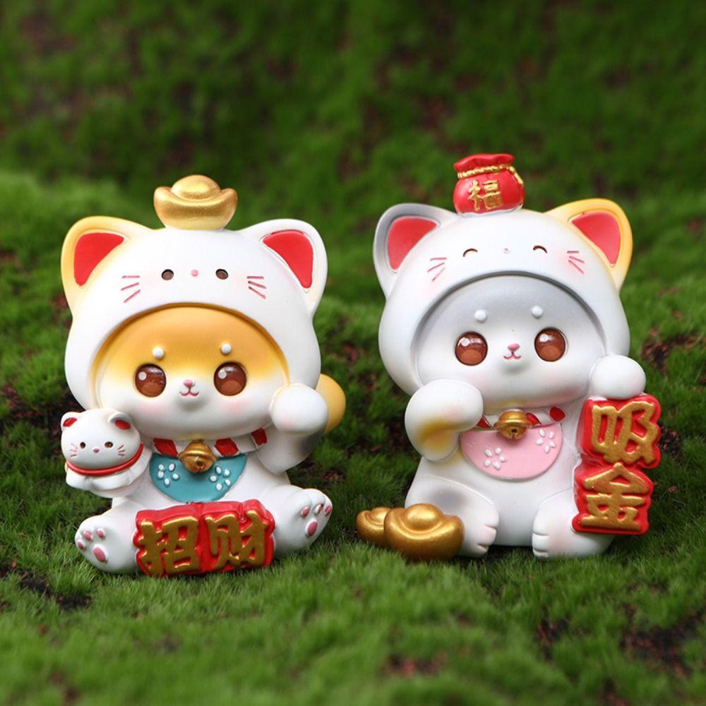Resin Crafts Chinese Lucky Wealth Cat Statue Cute Mini Cat Sculpture Party Supplies Style 3
Resin Crafts Chinese Lucky Wealth Cat Statue Cute Mini Cat Sculpture Party Supplies Style 3