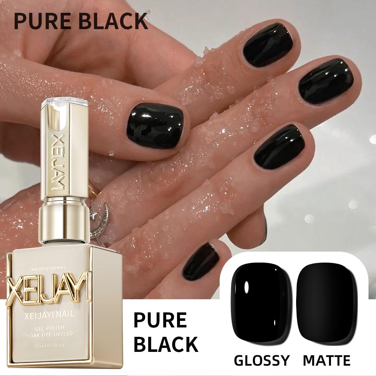 2025 Pure Black Gel Polish: Self-Leveling, Streak-Free, Long-Lasting, Versatile Black for French Manicures
2025 Pure Black Gel Polish: Self-Leveling, Streak-Free, Long-Lasting, Versatile Black for French Manicures