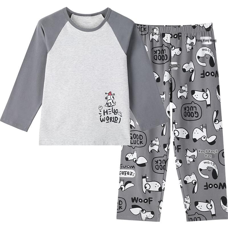 Jiubai Boys Cotton Blend Thermal Sleepwear Set 140
Jiubai Boys Cotton Blend Thermal Sleepwear Set 140