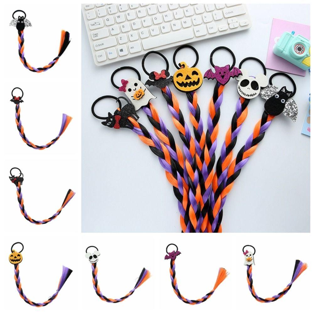 Black Cat Ghost Braid Hair Cartoon Colorful Braid Headband Halloween Pumpkin Wig Cosplay Headwear 4
Black Cat Ghost Braid Hair Cartoon Colorful Braid Headband Halloween Pumpkin Wig Cosplay Headwear 4