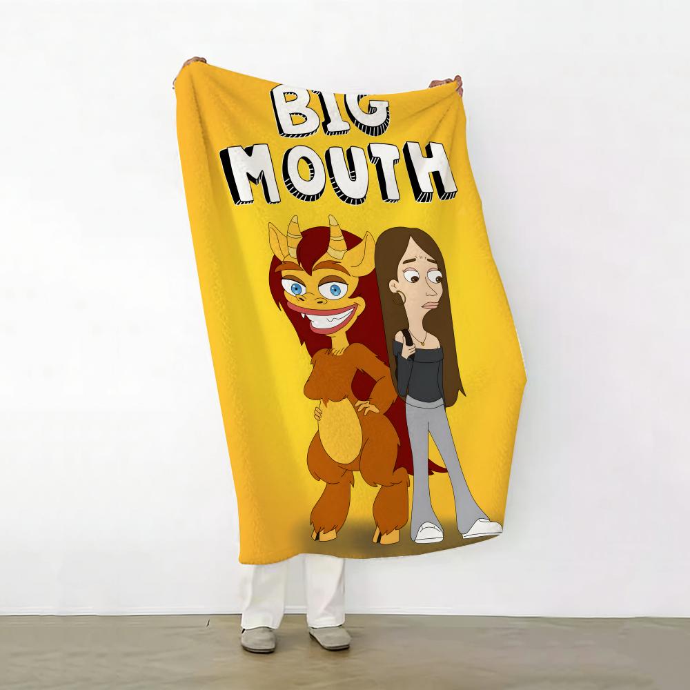 Movie B Big M Mouth Throw Soft Warm Flannel Fleece Throw Blanket for Sofa Bed Travel Home 75cmx90cm
Movie B Big M Mouth Throw Soft Warm Flannel Fleece Throw Blanket for Sofa Bed Travel Home 75cmx90cm