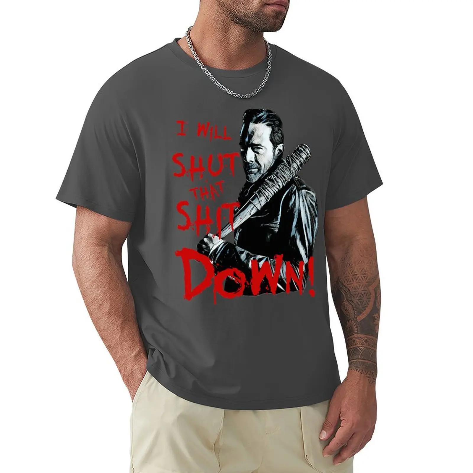 Повсякденні футболки Negan The Walking Dead для чоловіків з круглим вирізом, 100% бавовна, футболки жахи про зомбі, з коротким рукавом, подарунковий одяг M
Повсякденні футболки Negan The Walking Dead для чоловіків з круглим вирізом, 100% бавовна, футболки жахи про зомбі, з коротким рукавом, подарунковий одяг M