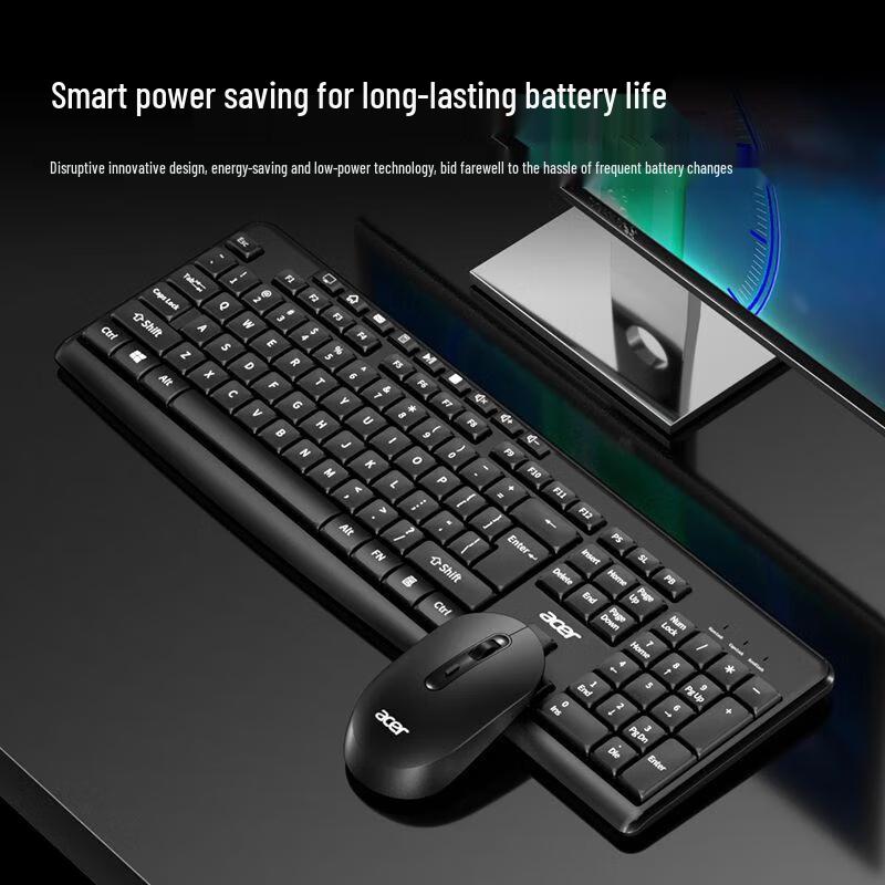 Acer OAK110 Wireless Keyboard Mouse Combo
Acer OAK110 Wireless Keyboard Mouse Combo