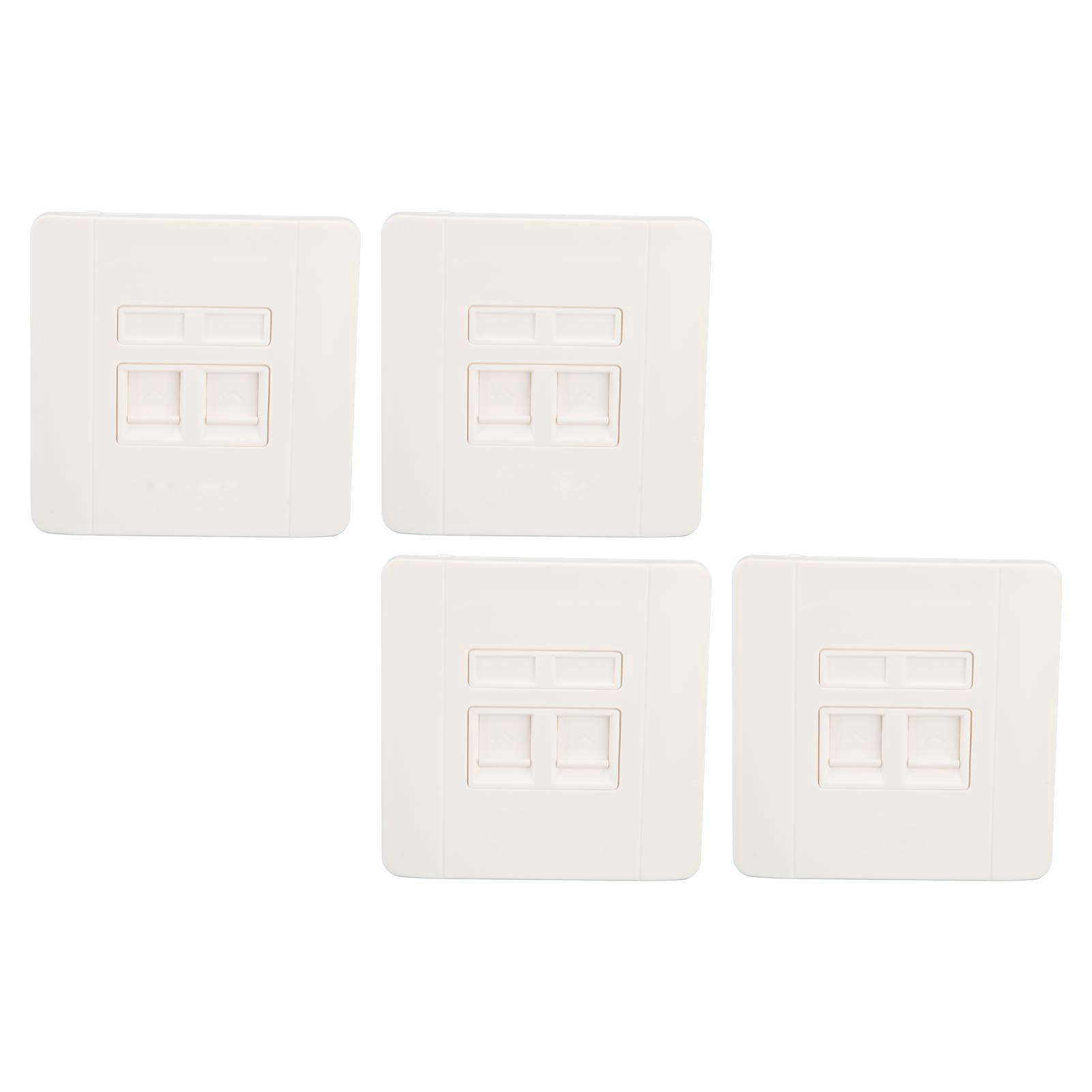 30pcs Ethernet Wall Plate Dual Ports RJ45 RJ11 Network Wall Outlet for Wiring Connection
30pcs Ethernet Wall Plate Dual Ports RJ45 RJ11 Network Wall Outlet for Wiring Connection