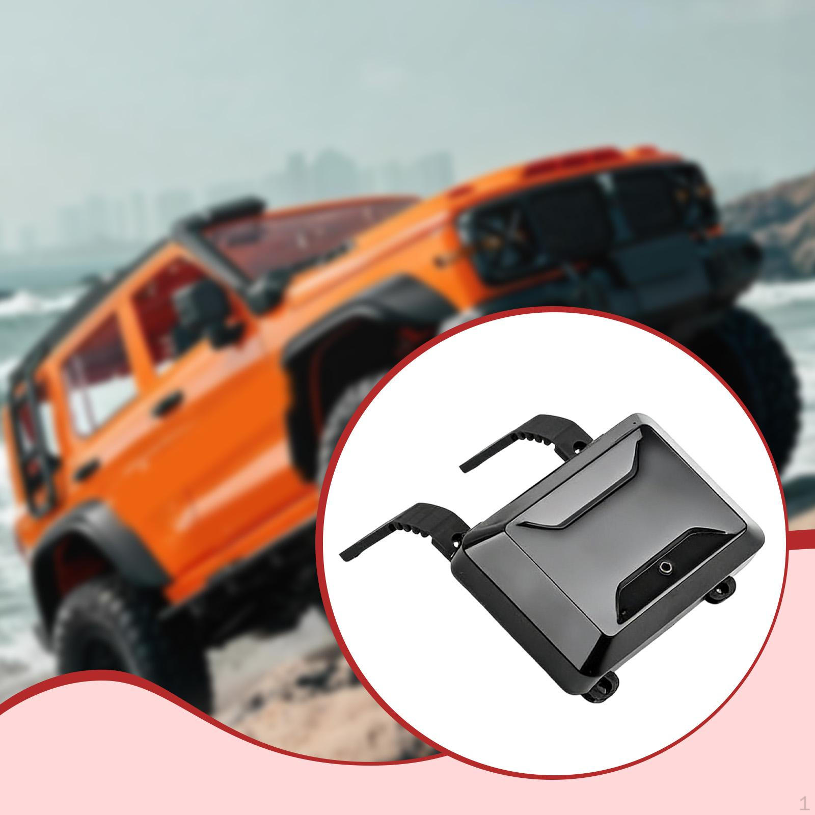 RC Car Side Window School Bag Luggage Accessories Simulation Easy Installation Carrying Case Storage чорний
RC Car Side Window School Bag Luggage Accessories Simulation Easy Installation Carrying Case Storage чорний