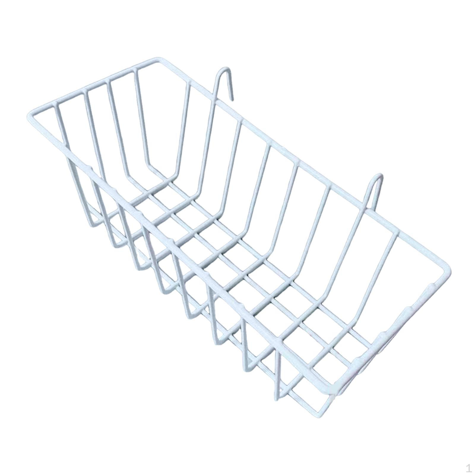 Hanging Basket Organizer, Wire Basket, Metal Wall Shelf Storage with Heavy-duty Iron Hooks білий
Hanging Basket Organizer, Wire Basket, Metal Wall Shelf Storage with Heavy-duty Iron Hooks білий