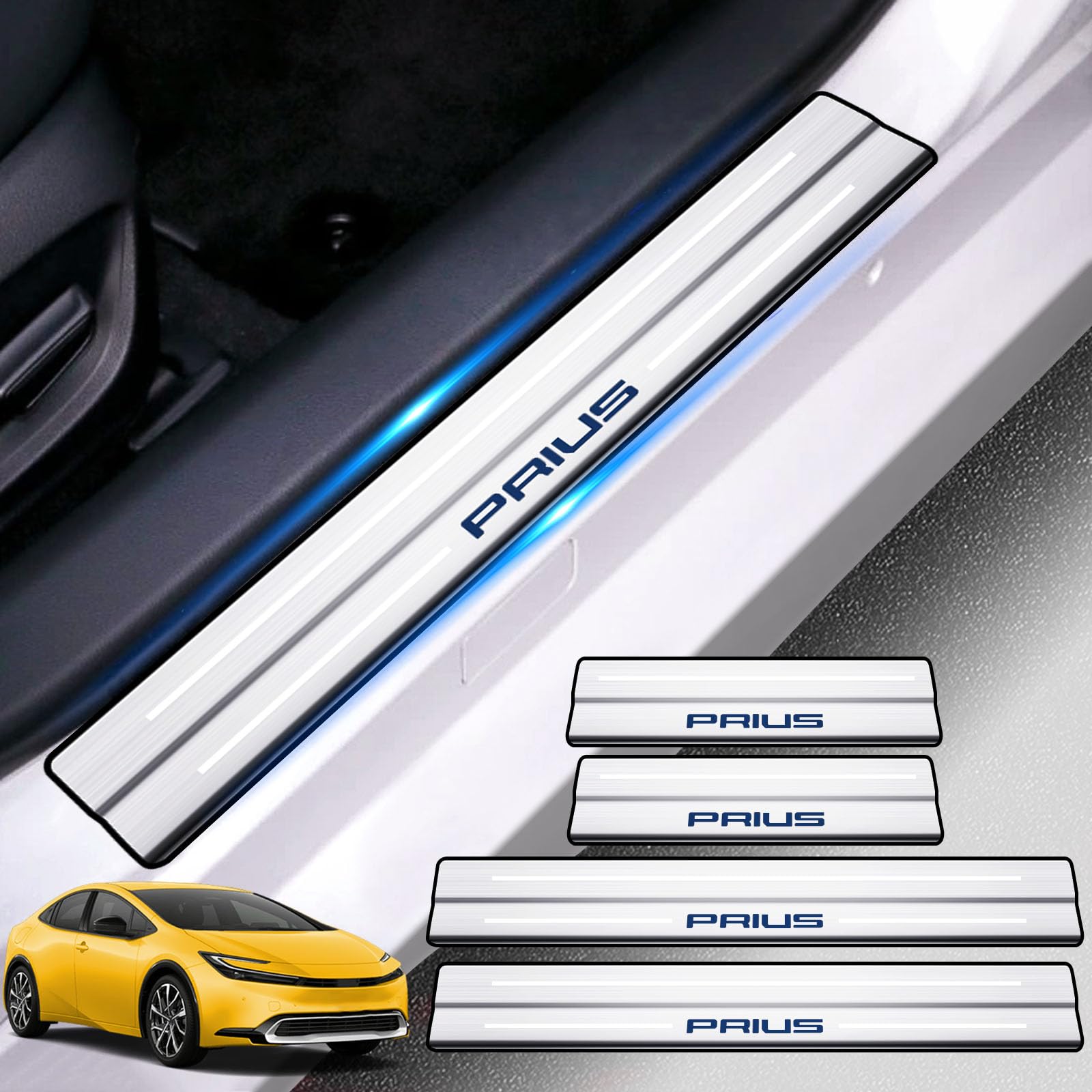HUDIY Пороги из нержавеющей стали для нового Prius 60 серии 2023 Защита от царапин Подножка для багажа Защита порогов дверей Комплект с японской инструкцией по установке синий
HUDIY Пороги из нержавеющей стали для нового Prius 60 серии 2023 Защита от царапин Подножка для багажа Защита порогов дверей Комплект с японской инструкцией по установке синий