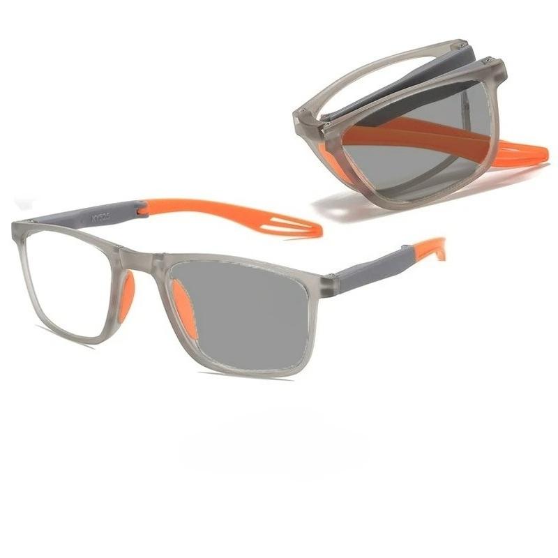 Square-Frame Photochromic Business Reading Glasses Portable Folding Blue Light Blocking Ultra-Lightweight Presbyopia Glasses 2.0
Square-Frame Photochromic Business Reading Glasses Portable Folding Blue Light Blocking Ultra-Lightweight Presbyopia Glasses 2.0