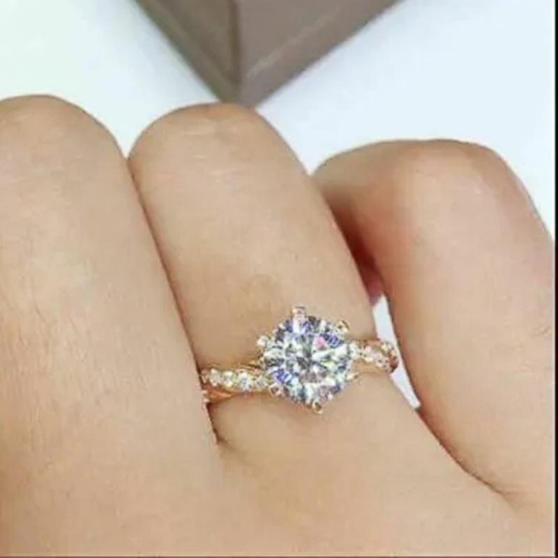 CAOSHI Cubic Zirconia Gold Color Ring for Women Classic Simple Engagement Wedding Accessories Delicate Anniversary Zircon Gifts 6
CAOSHI Cubic Zirconia Gold Color Ring for Women Classic Simple Engagement Wedding Accessories Delicate Anniversary Zircon Gifts 6