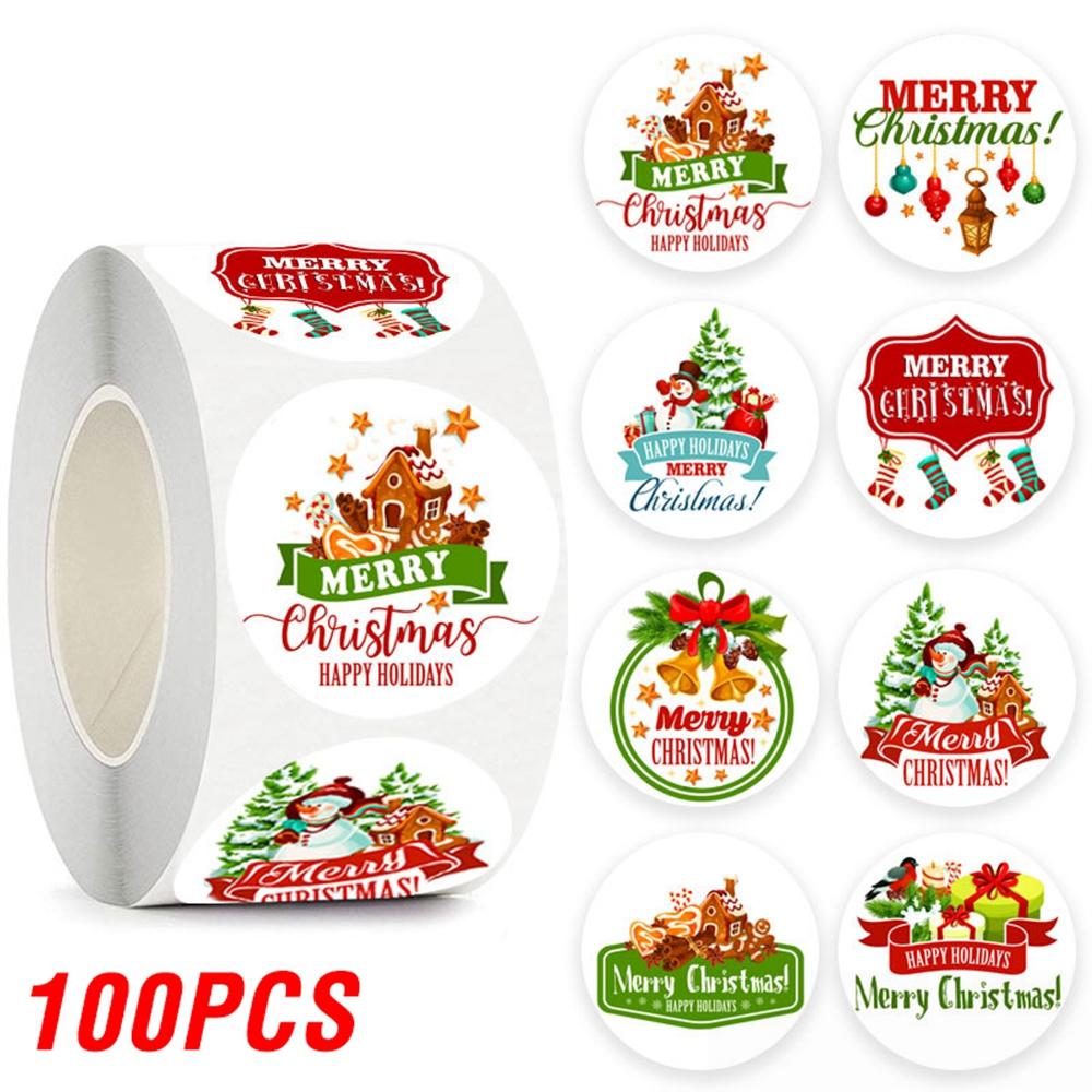 100-500pcs Merry Christmas Sticker , Round Adhesive Decoration Sticker for Cards Envelope Seal Xmas Gift Wraps Box Bags
100-500pcs Merry Christmas Sticker , Round Adhesive Decoration Sticker for Cards Envelope Seal Xmas Gift Wraps Box Bags