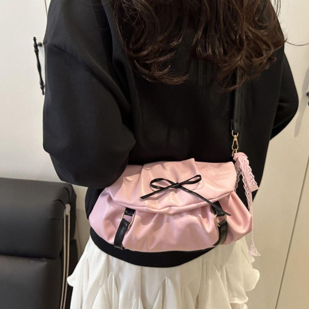 PU Leather Balletcore Underarm Bag Korean Style Bow Lace Handbag Fashion Y2k Shoulder Bags Travel білий
PU Leather Balletcore Underarm Bag Korean Style Bow Lace Handbag Fashion Y2k Shoulder Bags Travel білий