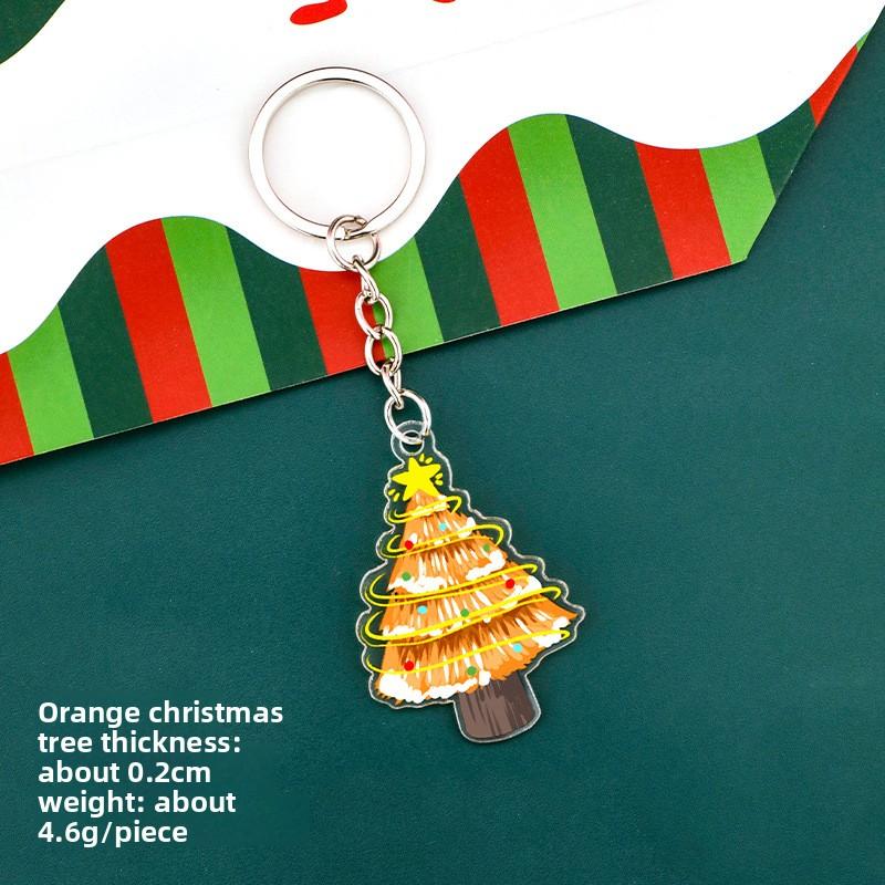 Cute Christmas Keychain Student Christmas Tree Bag Decorative Pendant Cartoon Christmas Keychain Pendant Gift Orange Christmas tree
Cute Christmas Keychain Student Christmas Tree Bag Decorative Pendant Cartoon Christmas Keychain Pendant Gift Orange Christmas tree