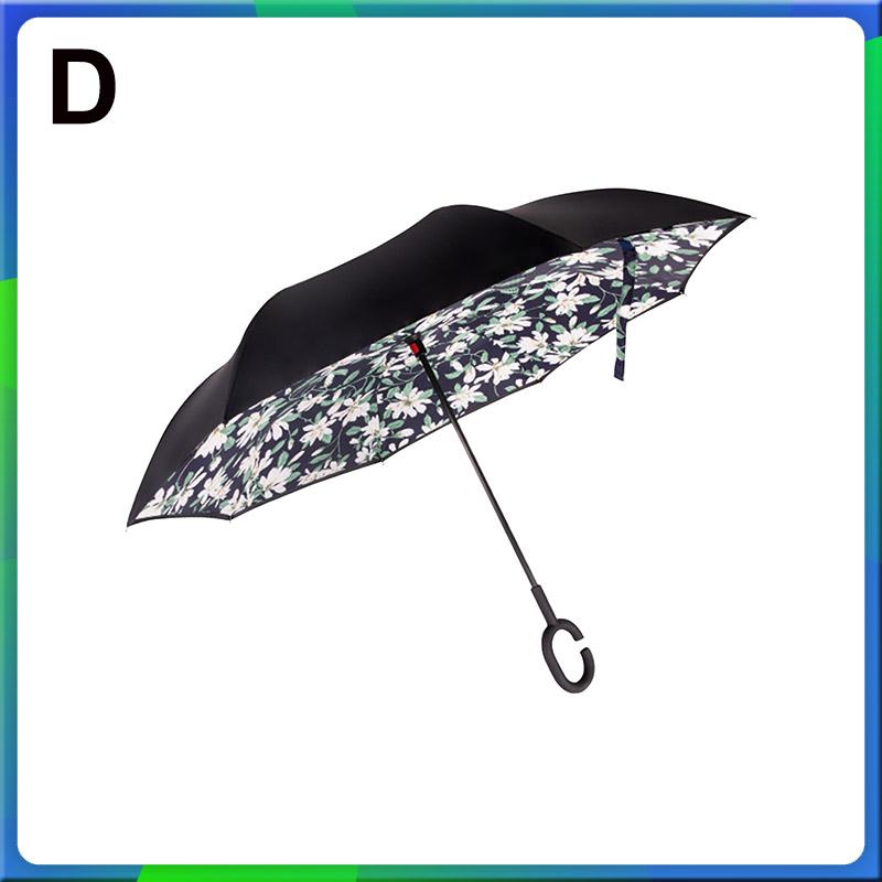 C Handle Windproof Reverse Folding Umbrella Man Women Sun Rain Car Inverted Umbrellas Double Layer Anti Uv Self Stand Parapluie metal-fiber composite&8K
C Handle Windproof Reverse Folding Umbrella Man Women Sun Rain Car Inverted Umbrellas Double Layer Anti Uv Self Stand Parapluie metal-fiber composite&8K