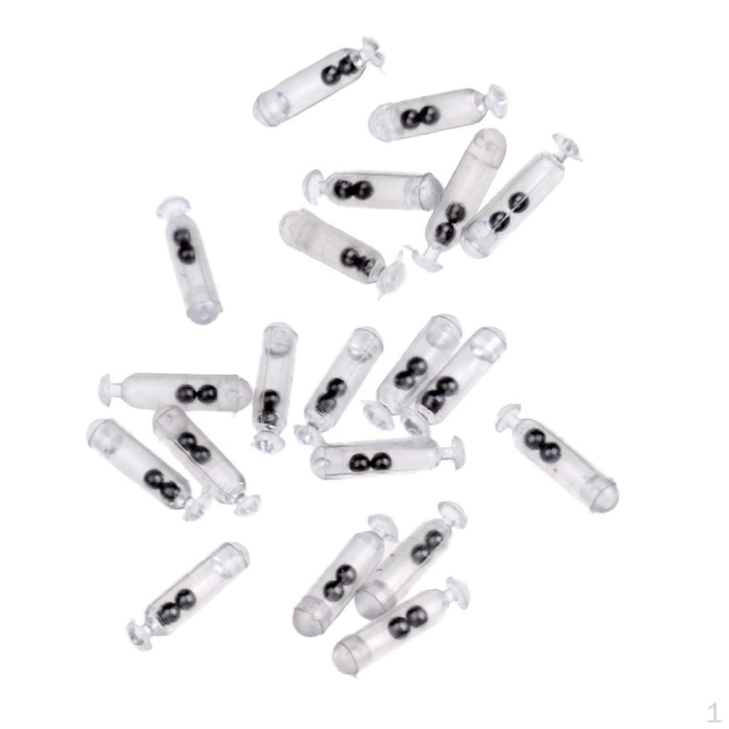 20 Pieces Fishing Rattles Bar Insert Tube Rattle Attract White Accessories 2#
20 Pieces Fishing Rattles Bar Insert Tube Rattle Attract White Accessories 2#
