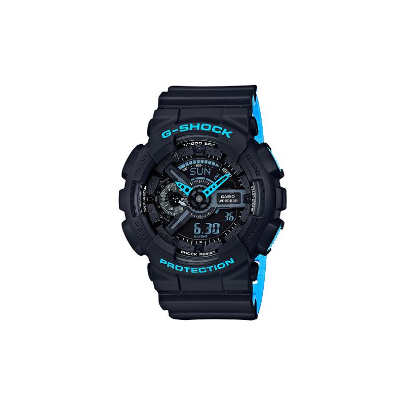 Casio G-SHOCK series theme series classic pointer dual display dial sports waterproof quartz movement Japanese and Korean watch men s GA-110LN-1A чорний
Casio G-SHOCK series theme series classic pointer dual display dial sports waterproof quartz movement Japanese and Korean watch men s GA-110LN-1A чорний
