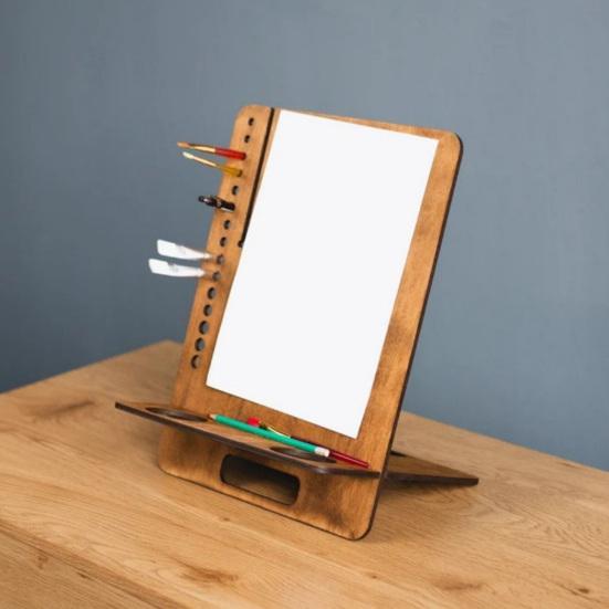 Yousheng Tabletop Easel Wooden Desk Painting Board with Built-in Handle for Drawing Sketching Reading Portable Art Easel Display Stand Holds Canvas ебеновий
Yousheng Tabletop Easel Wooden Desk Painting Board with Built-in Handle for Drawing Sketching Reading Portable Art Easel Display Stand Holds Canvas ебеновий