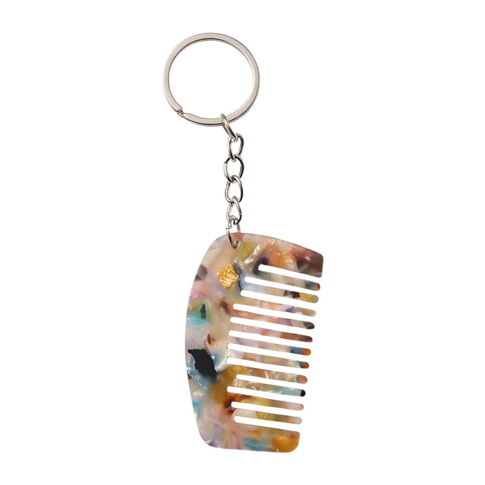 New Mini Comb Keychain Comb Colorful Resin Keyring Hanging Ornament Car Key Holder Bag Decoration
New Mini Comb Keychain Comb Colorful Resin Keyring Hanging Ornament Car Key Holder Bag Decoration