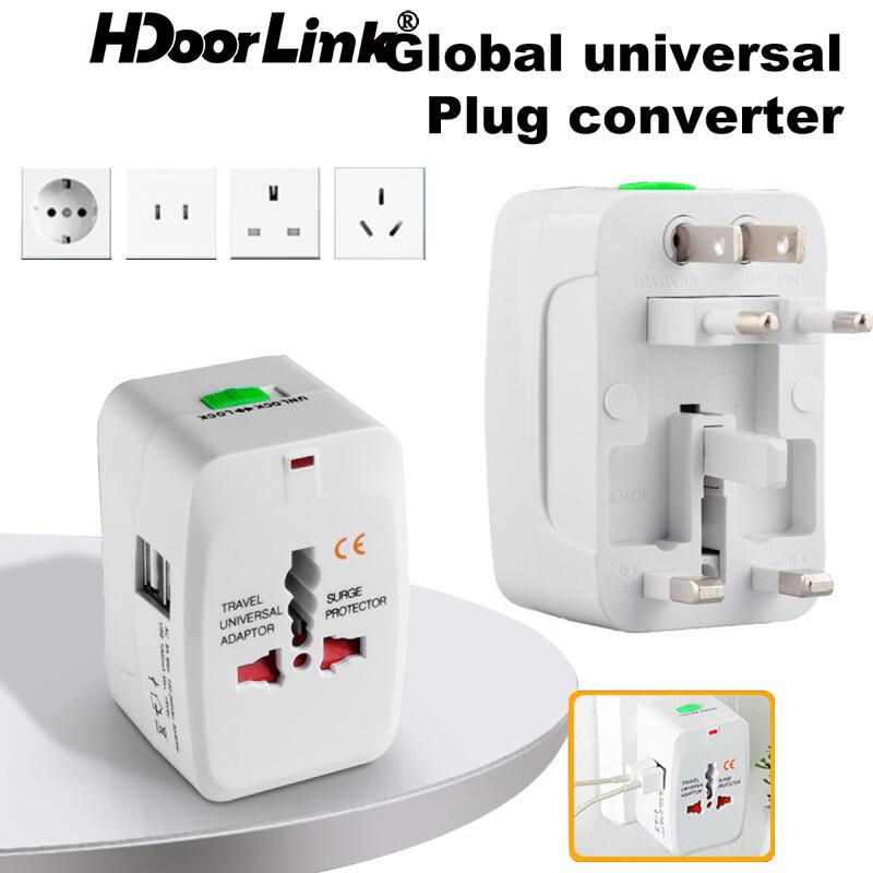 HdoorLink Universal 110-250v 10A Electric AC Power Charger Socket International World Travel Adapter EU UK US AU Plugs Adaptor Converter
HdoorLink Universal 110-250v 10A Electric AC Power Charger Socket International World Travel Adapter EU UK US AU Plugs Adaptor Converter