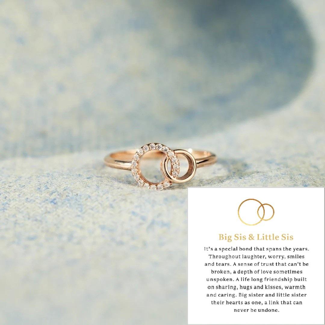 Love Knot Hollow Round Ring for Women Large and Small Round Zircon Sister Open Finger Rings 2026 Minimalist Jewelry Gift resizable
Love Knot Hollow Round Ring for Women Large and Small Round Zircon Sister Open Finger Rings 2026 Minimalist Jewelry Gift resizable