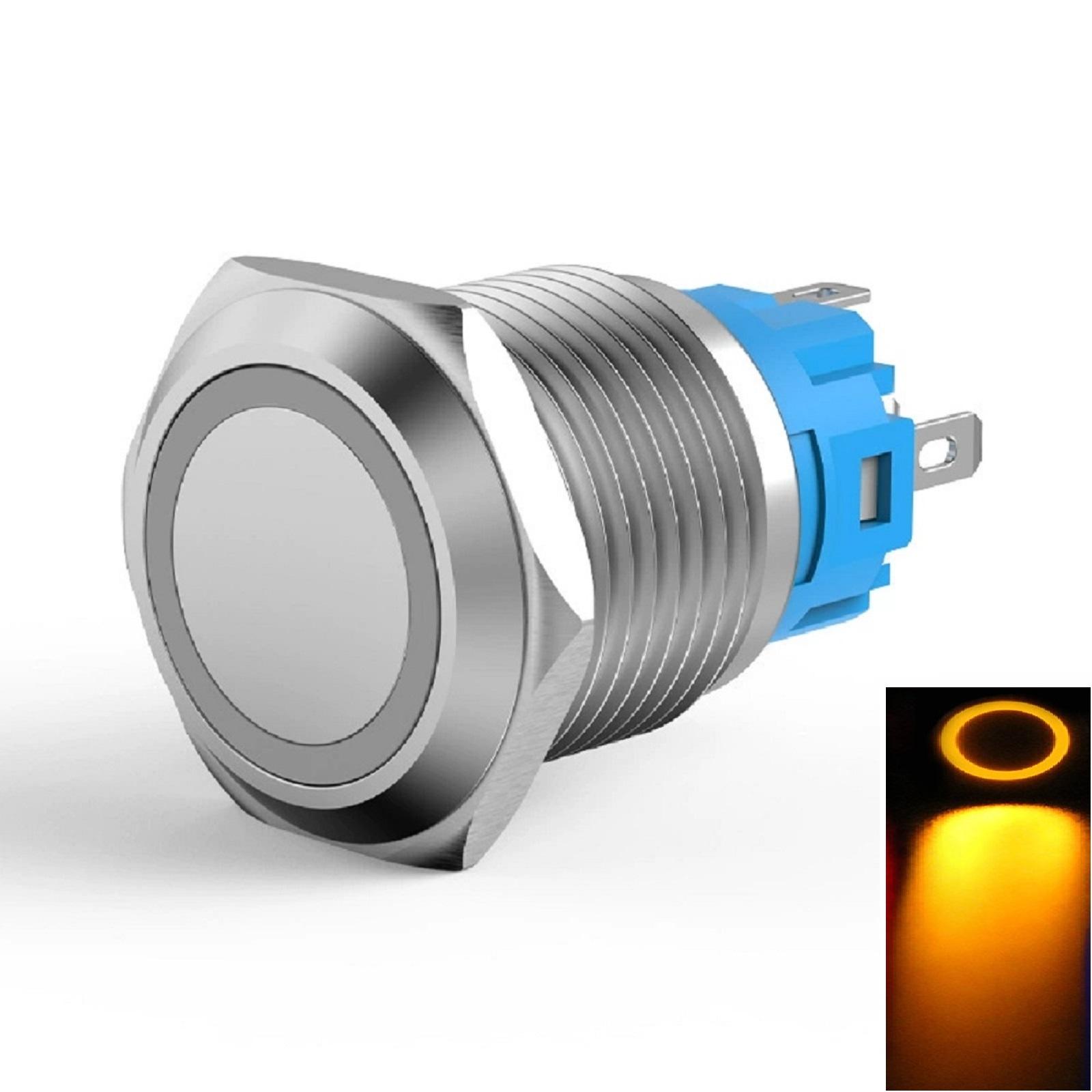Metal Push Button Red, Yellow, Blue, Green, White Momentary Switch Stainless Steel Construction IK09 Vandal-proof жовтий
Metal Push Button Red, Yellow, Blue, Green, White Momentary Switch Stainless Steel Construction IK09 Vandal-proof жовтий