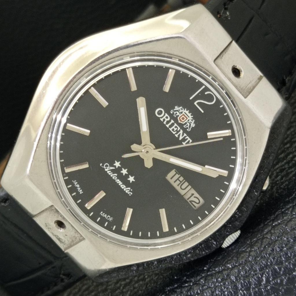 JAPAN MENS VINTAGE ORIENT 46941 AUTOMATIC BLACK COLOR DIAL WATCH a500327-2 R151b-a500327
JAPAN MENS VINTAGE ORIENT 46941 AUTOMATIC BLACK COLOR DIAL WATCH a500327-2 R151b-a500327