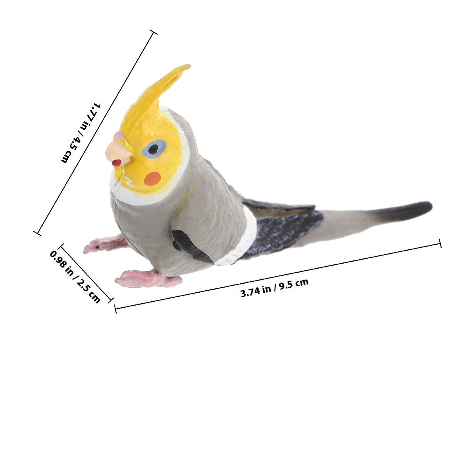 Cockatiel Parrot Ornament High Realism Lifelike Simulation Decorative Bird for Home Garden Outdoor Natural Look Artificial Birds серый
Cockatiel Parrot Ornament High Realism Lifelike Simulation Decorative Bird for Home Garden Outdoor Natural Look Artificial Birds серый
