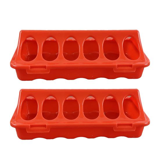 2Pcs Baby Chick Feeders Poultry Feeders with Lid Easy to Clean Anti-Spill No Waste S 2pcs
2Pcs Baby Chick Feeders Poultry Feeders with Lid Easy to Clean Anti-Spill No Waste S 2pcs