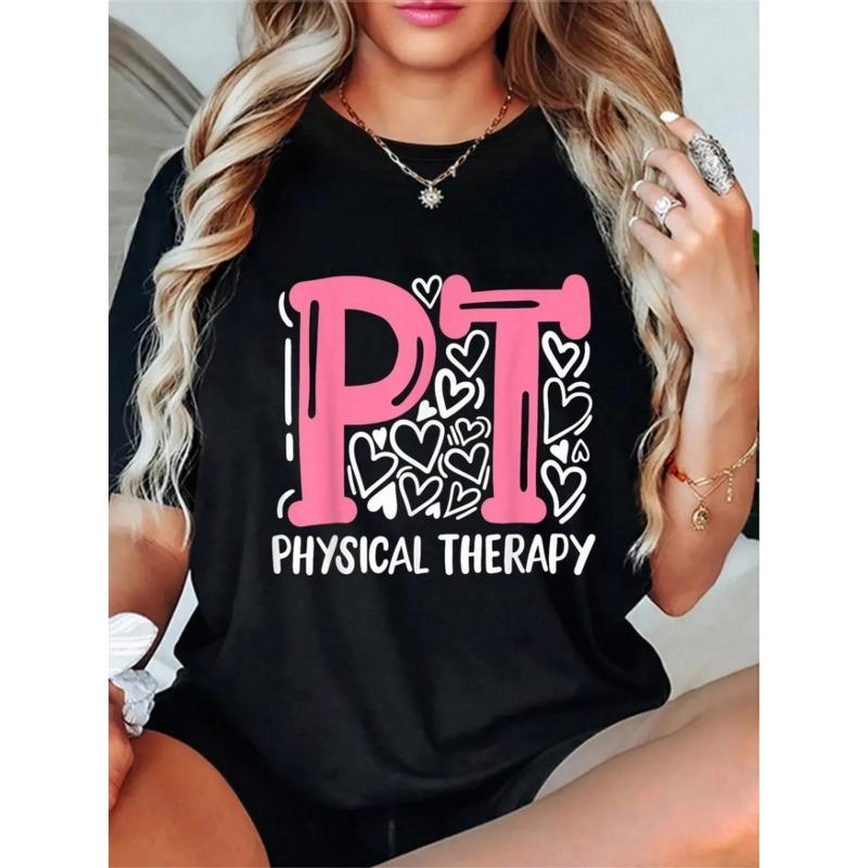 T-Shirt - Pink Lettering & Suitable for Relax Gifts, Soft Casual Short Sleeve Pullover Top,Machine Washable Casual Attire for PT Sessions, 4XL чорний
T-Shirt - Pink Lettering & Suitable for Relax Gifts, Soft Casual Short Sleeve Pullover Top,Machine Washable Casual Attire for PT Sessions, 4XL чорний