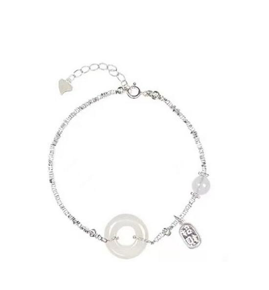 Women s Exquisite Nickel Silver and Real Gold Peace Buckle Bracelet - Fortune Talisman Design
Women s Exquisite Nickel Silver and Real Gold Peace Buckle Bracelet - Fortune Talisman Design