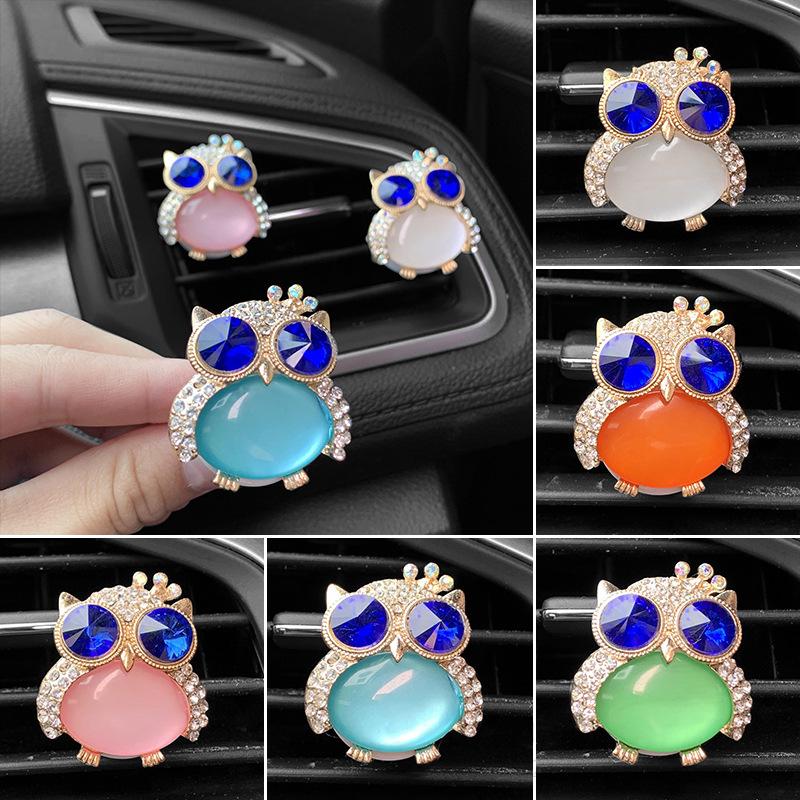 Crystal Owl Car Air Freshener Solid Fragrance Diffuser Car Air Conditioner Outlet Vent Perfume Clip Interior Accessories
Crystal Owl Car Air Freshener Solid Fragrance Diffuser Car Air Conditioner Outlet Vent Perfume Clip Interior Accessories