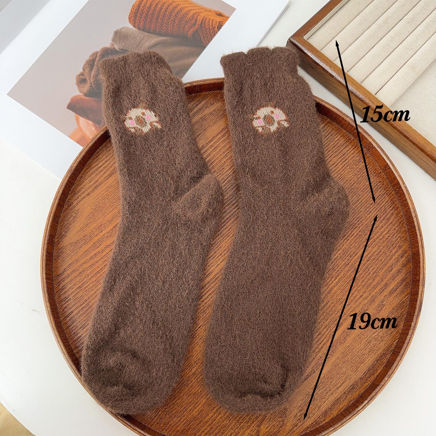 Women Winter Thermal Mink Socks Cartoon Capybara Print Soft Warm Fleece Comfortable Plush Socks Kawaii Sleep Floor Mid Tube Sock One Size
Women Winter Thermal Mink Socks Cartoon Capybara Print Soft Warm Fleece Comfortable Plush Socks Kawaii Sleep Floor Mid Tube Sock One Size