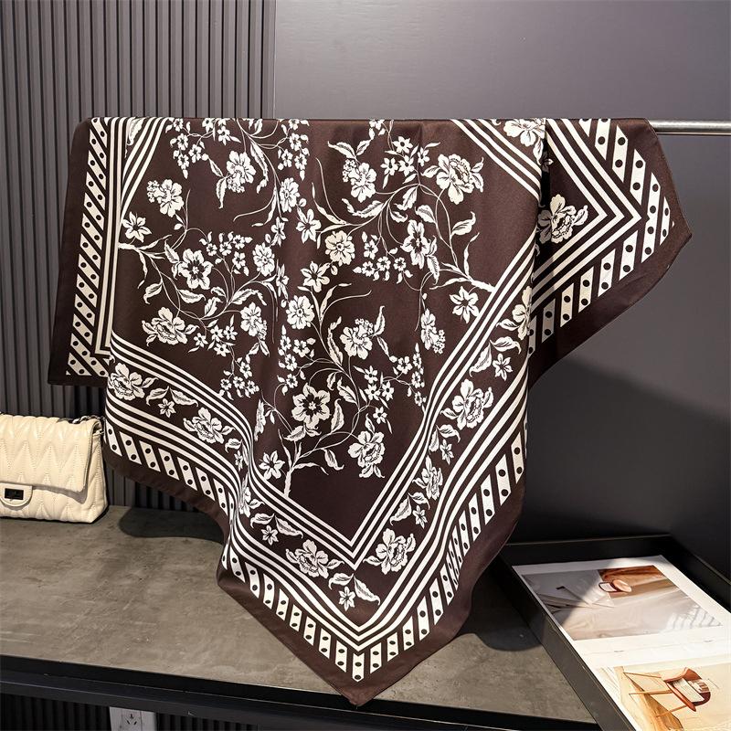 90*90Cm Square Scarf Twill Silk Feeling Women Head Shawls and Wraps Luxury Hair Floral Print Neck Scarves Hijab Bandana Pashmina 90x90 cm
90*90Cm Square Scarf Twill Silk Feeling Women Head Shawls and Wraps Luxury Hair Floral Print Neck Scarves Hijab Bandana Pashmina 90x90 cm