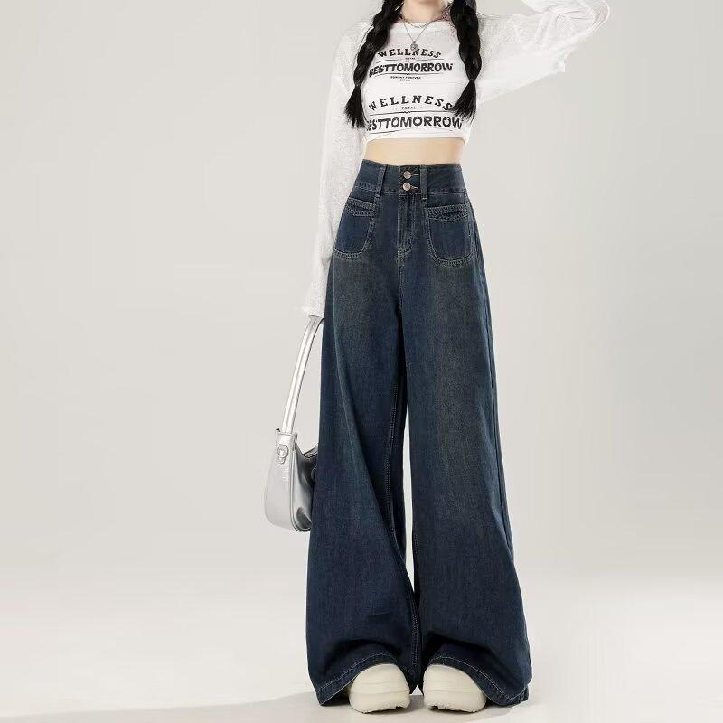 Women s 2025 American Retro Wide-Leg High-Waist Jeans - Spring/Autumn Floor-Length 2XL: 133-145 lbs
Women s 2025 American Retro Wide-Leg High-Waist Jeans - Spring/Autumn Floor-Length 2XL: 133-145 lbs