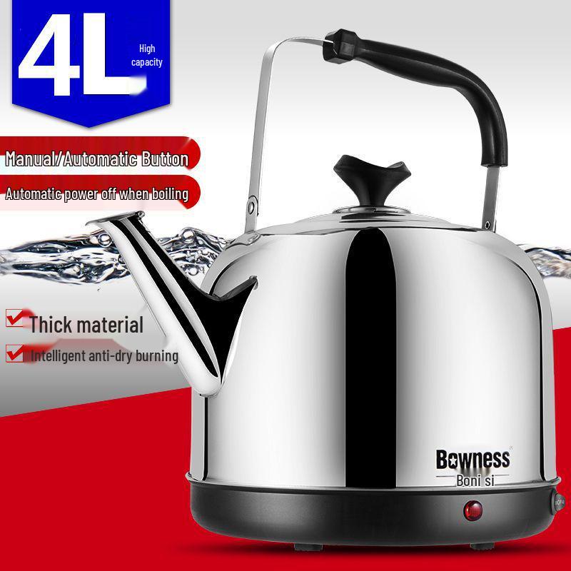 Stainless Steel Electric Kettle with Auto Power-Off & Keep Warm, Large Capacity Boiling Water Pot, Durable Household Essential
Stainless Steel Electric Kettle with Auto Power-Off & Keep Warm, Large Capacity Boiling Water Pot, Durable Household Essential