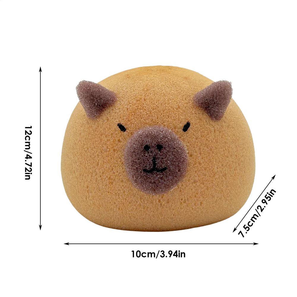 Capybara Shaped Bath Sponge Ball Soft Foaming Back Scrubber for Kids Gentle Exfoliating and Massage Cleaning Tool
Capybara Shaped Bath Sponge Ball Soft Foaming Back Scrubber for Kids Gentle Exfoliating and Massage Cleaning Tool