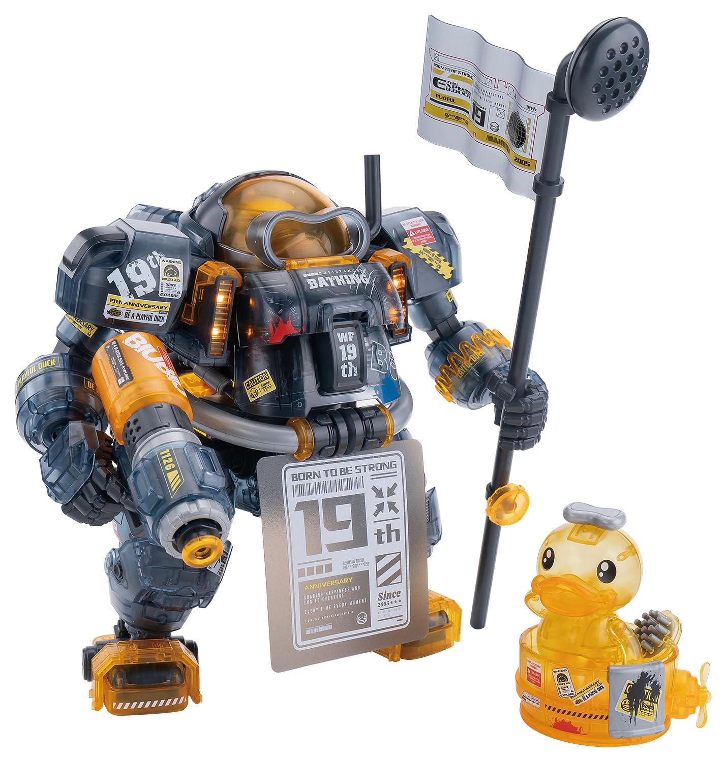 Wave 19-я годовщина Black Samurai Limited Edition 22 см высотой Пластиковая модель B.DUCK B.DUCK & SPA.DUCK (B-Duck & SPA-Duck) Приблизительно без масштаба. KM-138
Wave 19-я годовщина Black Samurai Limited Edition 22 см высотой Пластиковая модель B.DUCK B.DUCK & SPA.DUCK (B-Duck & SPA-Duck) Приблизительно без масштаба. KM-138