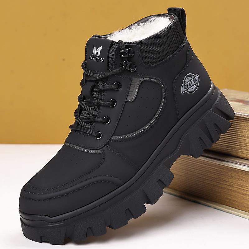 Мужские зимние ботинки нового стиля 2025: Верхний слой коровья кожа, Теплые, Удобные, Нескользящие Повседневные Хлопковые Ботинки для улицы, Папин стиль. 40 серый
Мужские зимние ботинки нового стиля 2025: Верхний слой коровья кожа, Теплые, Удобные, Нескользящие Повседневные Хлопковые Ботинки для улицы, Папин стиль. 40 серый