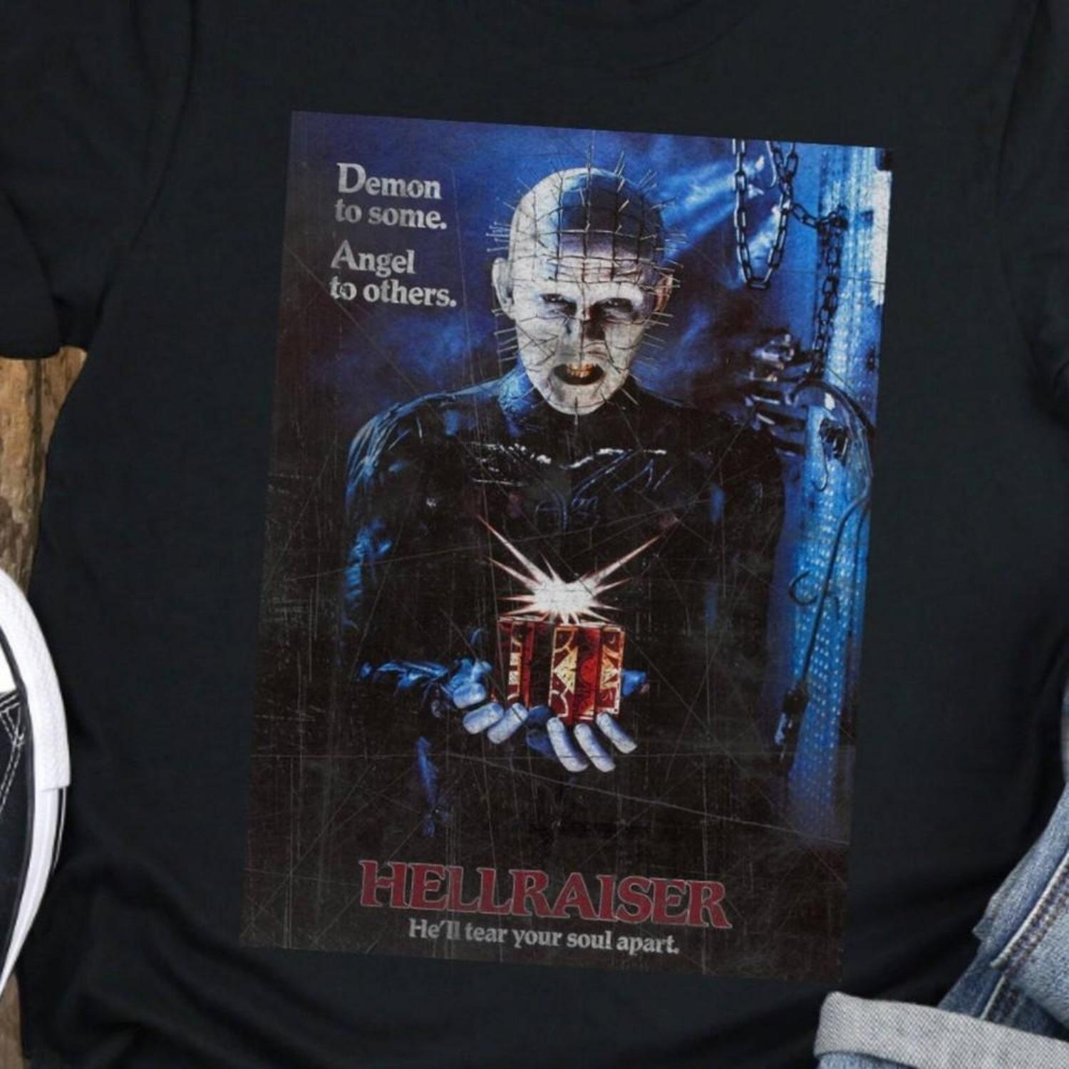 New HELLRAISER T Shirt Tshirt T-shirt Aesthetic 80s Tee Movie Poster Distres Unisex T-Shirt S чёрный
New HELLRAISER T Shirt Tshirt T-shirt Aesthetic 80s Tee Movie Poster Distres Unisex T-Shirt S чёрный