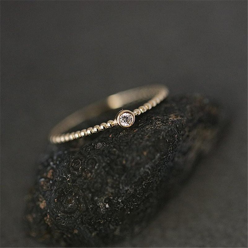 925 Sterling Silver Plated 14K Gold Single Zircon Ring for Women Korean Temperament Simple Jewelry Accessories 8 золотий
925 Sterling Silver Plated 14K Gold Single Zircon Ring for Women Korean Temperament Simple Jewelry Accessories 8 золотий