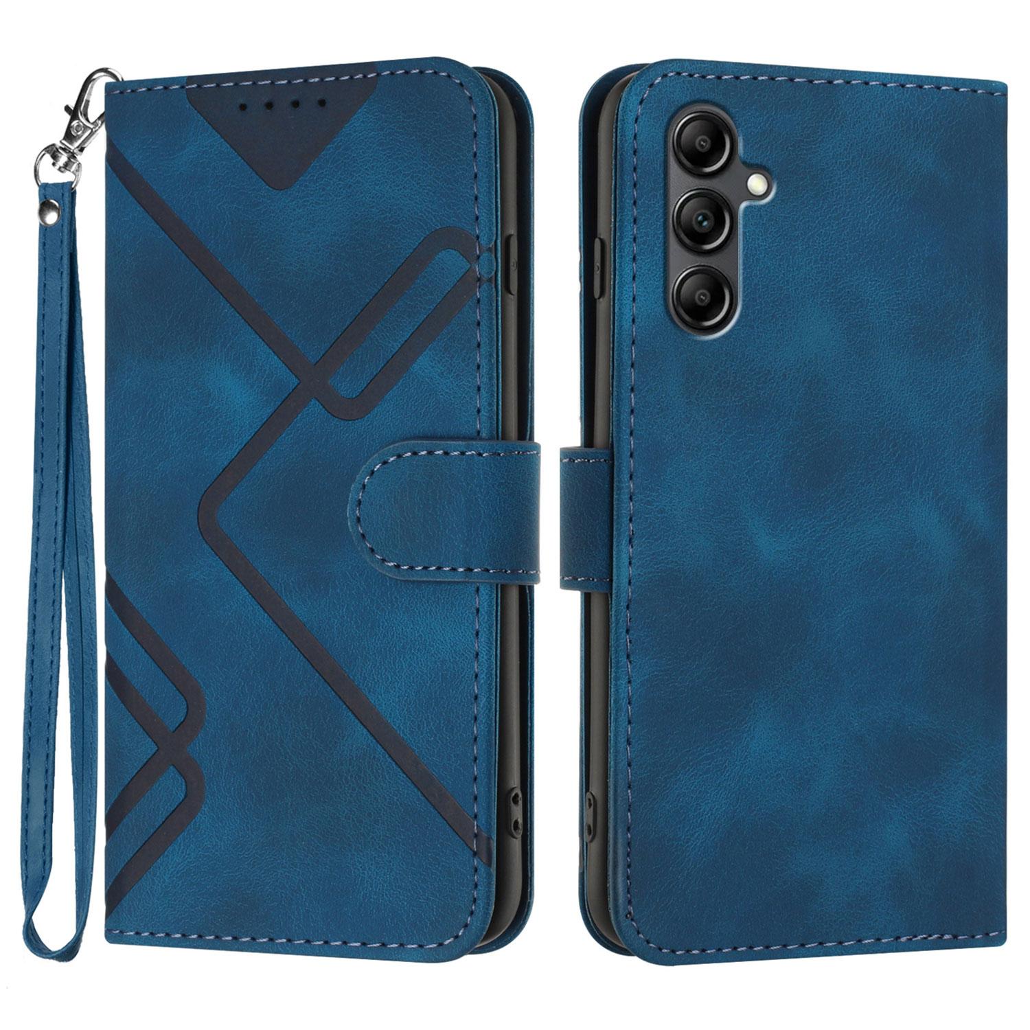 For Samsung Galaxy A15 5G/Galaxy A15 4G Wallet Case Line Imprinted PU Leather Phone Cover with Strap C
For Samsung Galaxy A15 5G/Galaxy A15 4G Wallet Case Line Imprinted PU Leather Phone Cover with Strap C