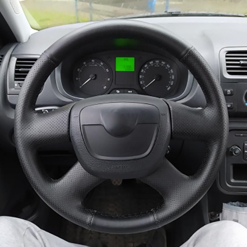Автомобильный чехол на рулевое колесо для Skoda Octavia Superb Fabia Skoda A5 Yeti Кожаная оплетка для рулевого колеса DIY
Автомобильный чехол на рулевое колесо для Skoda Octavia Superb Fabia Skoda A5 Yeti Кожаная оплетка для рулевого колеса DIY