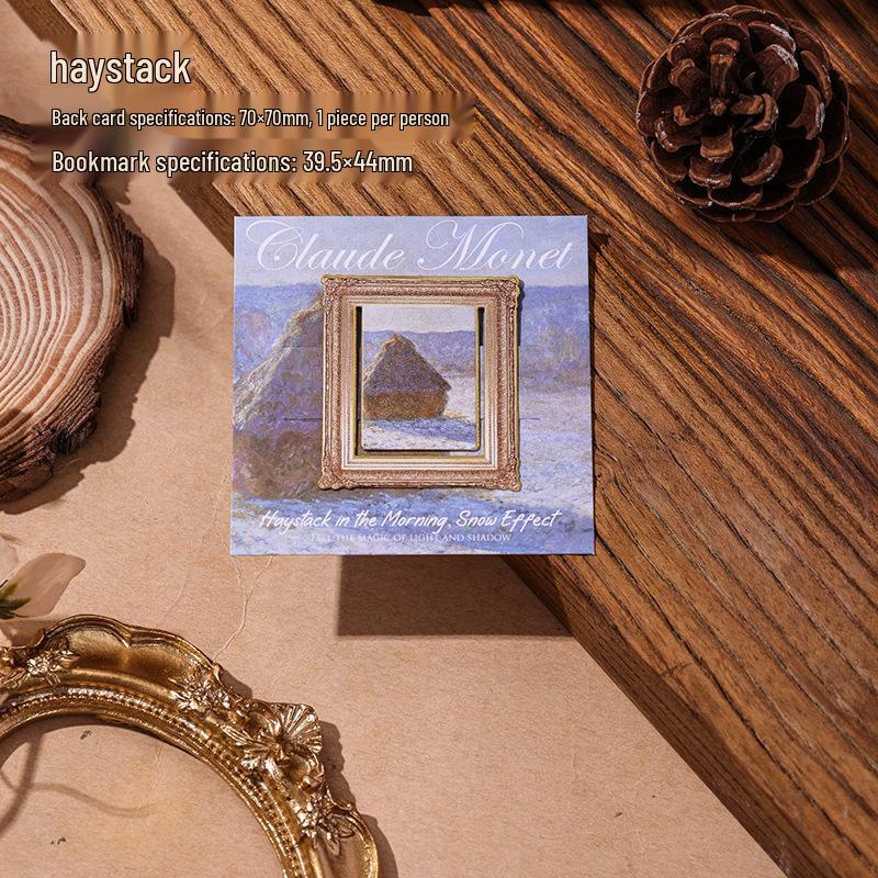 Impressionist Metal Oil Painting Bookmark - Classical Creative Style for Students and Gifts
Impressionist Metal Oil Painting Bookmark - Classical Creative Style for Students and Gifts