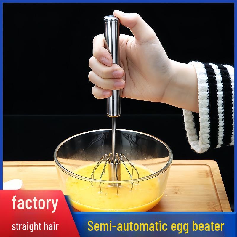 Semi-Automatic Stainless Steel Rotary Egg Beater for Baking and Mixing Semi-Automatic Egg Beater
Semi-Automatic Stainless Steel Rotary Egg Beater for Baking and Mixing Semi-Automatic Egg Beater