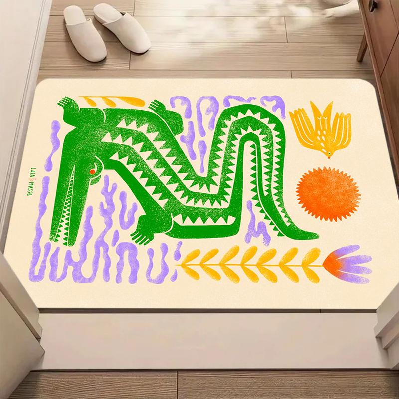 Cute Crocodile Pattern Carpet Non-Slip Door Mat Soft Fluffy Rug for Living Room Bedroom Kids Room Home Decor 40cm x 60cm
Cute Crocodile Pattern Carpet Non-Slip Door Mat Soft Fluffy Rug for Living Room Bedroom Kids Room Home Decor 40cm x 60cm