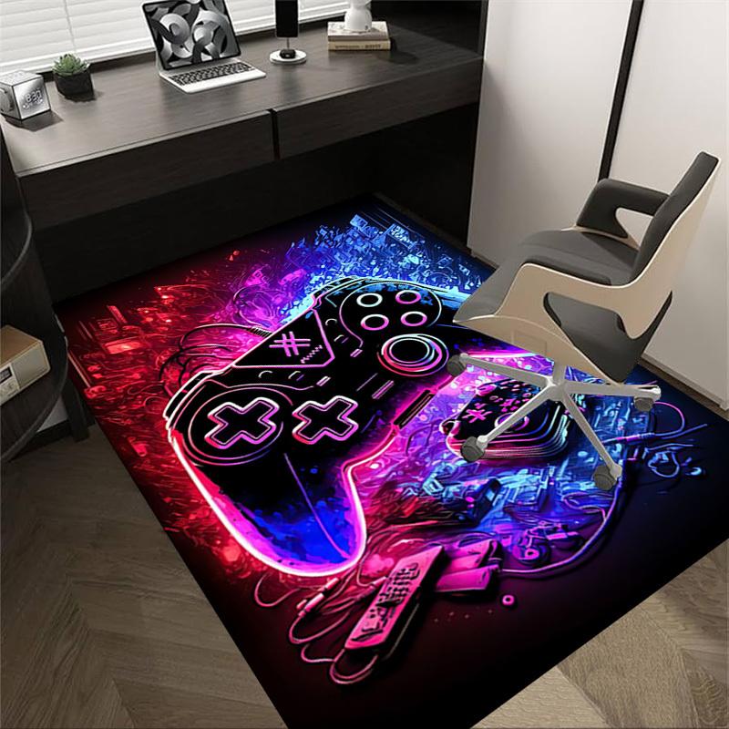 1PC Gamepad Neon Extra Large Non-Slip Floor carpet, Office, family, bedroom, Studio - Large Area Rug,Longlasting Material-K0348 60cm by 90cm
1PC Gamepad Neon Extra Large Non-Slip Floor carpet, Office, family, bedroom, Studio - Large Area Rug,Longlasting Material-K0348 60cm by 90cm
