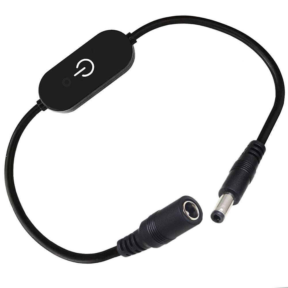 JUNSUNMAY 30cm DC 5.5x2.5mm Male to Female LED Touch Dimmer Switch Inline Controller for Single Color A
JUNSUNMAY 30cm DC 5.5x2.5mm Male to Female LED Touch Dimmer Switch Inline Controller for Single Color A