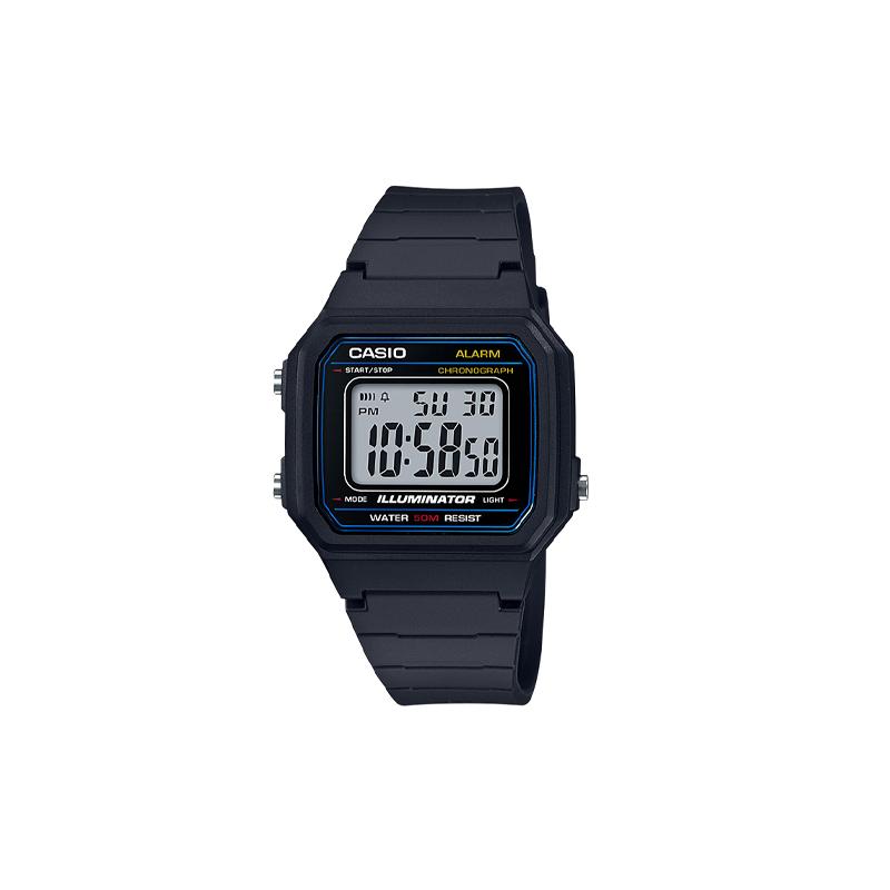 Casio YOUTH series - silicone small squares, fashionable and simple retro small squares, LCD display, sports waterproof, quartz movement, W-217H-1AVDF чорний
Casio YOUTH series - silicone small squares, fashionable and simple retro small squares, LCD display, sports waterproof, quartz movement, W-217H-1AVDF чорний