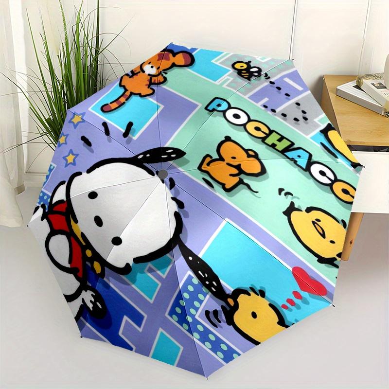Lively Pochacco Cartoon Umbrella, Portable 3-Fold Compact Umbrella, Suitable for Camping, Hiking and Travel, Ideal Easter Birthday Gift for Family and
Lively Pochacco Cartoon Umbrella, Portable 3-Fold Compact Umbrella, Suitable for Camping, Hiking and Travel, Ideal Easter Birthday Gift for Family and