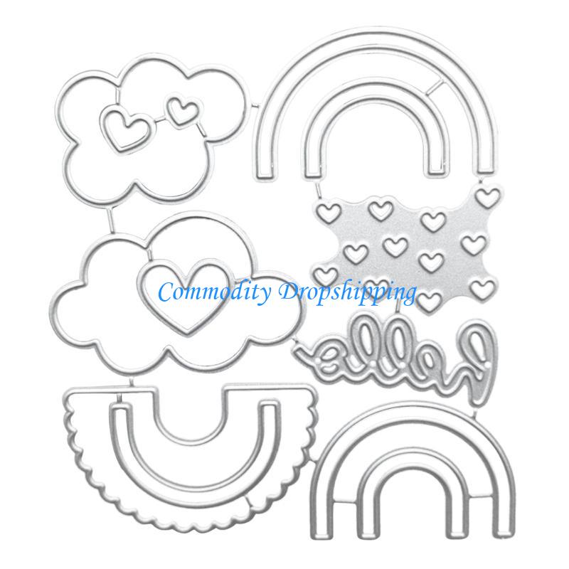 Y5JC Metal Cutting Die Carbon Steel Loves Heart Rainbows Handmade Stencil Template Mold Craft Supplies for DIY Scrapbooking
Y5JC Metal Cutting Die Carbon Steel Loves Heart Rainbows Handmade Stencil Template Mold Craft Supplies for DIY Scrapbooking